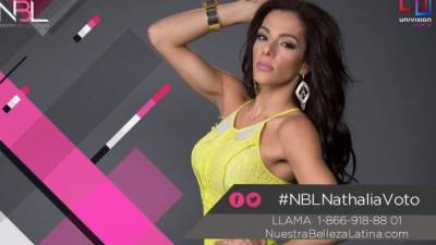 Vota por Nathalia Casco con la etiqueta #NBLNathaliavoto o llama al 1-866-918-8801.