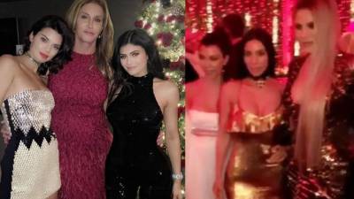 Las hermanas Kardashian-Jenner brillaron en la fiesta de Navidad que preparó su madre Kris Jenner.