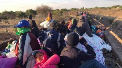 La caravana migrante, integrada en su mayoría por hondureños, arrancó el pasado 25 de marzo de Tapachula. EFE/Archivo