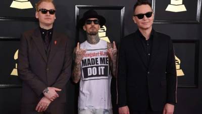 El grupo de rock Blink-182. AFP/Archivo