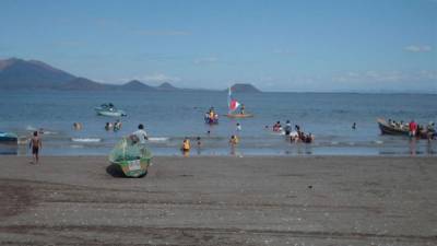 La playa de Punta Ratón tiene casi cinco kilómetros de longitud y se encuentra frente al Golfo de Fonseca. Foto referencial.