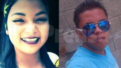 Daniela Sánchez (16) Y Milton Hernán Velasquez, ayudante de rapidito, fueron identificados por sus familiares.
