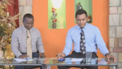 Los presentadores Pablo Zapata y Carlos Molina vivieron la sobrenatural experiencia en plena emisión en vivo.