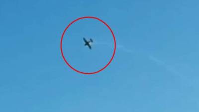 El piloto perdió el control total de la avioneta.