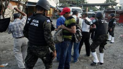 La Policía Militar tomó control de una de las zonas más conflictivas de Choloma.