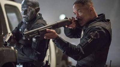 El drama policial Bright de Netflix debutó en la plataforma en diciembre.