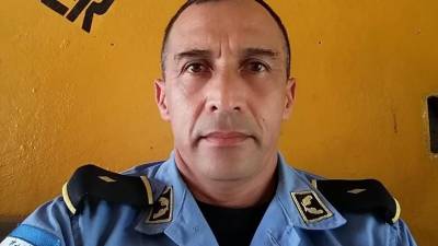 Imagen en vida del policía Eduar Benjamín Ventura.