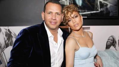 Alex Rodríguez y Jennifer López.