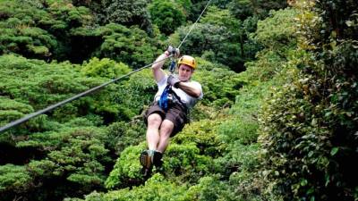 Canopy en Costa Rica.