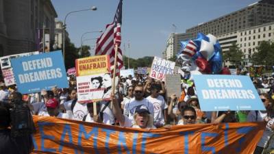 El 5 de septiembre, el presidente de USA, Donald Trump, anunció el fin del programa DACA. EFE/Archivo