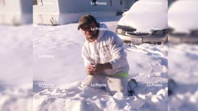 Wilber Madrid pasó tres días sin energía eléctrica debido a la ola de frío.