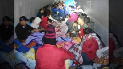 Parte de los más de 300 inmigrantes detenidos por autoridades mexicanas entre viernes y ayer en los estados de Tamaulipas y Veracruz.