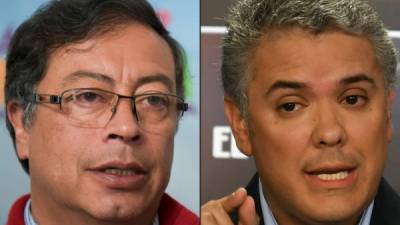 Gustavo Petro e Iván Duque disputarán la segunda vuelta electoral en Colombia el próximo 17 de junio.