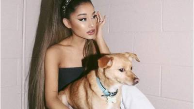 Ariana Grande recurre a sus mascotas para aliviar su ansiedad.
