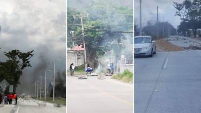 La toma fue frente a la colonia Miguel Ángel Pavón.