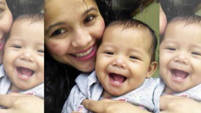 Kesil Nahory Menjibar Sanchez: 'Amo ser madre. Gracias le doy a Dios por esta hermosa bendición, mi hija Sharon'.