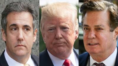Los casos de Paul Manafort y Michael Cohen no pondrán fin a la cruzada de Trump contra la pesquisa de Mueller, a la que califica de 'caza de brujas'. AFP