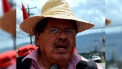 Rafael Alegría, dirigente campesino y exdiputado por Libre en el Congreso Nacional.