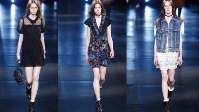 Celebridades como Kurt Cobain y Courtney Love han inspirado a los diseñadores este año.