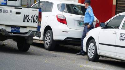 Este es el automóvil en el que se conducía Carlos Josué López.