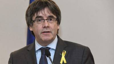 El presidente catalán destituido, el independentista Carles Puigdemont. AFP