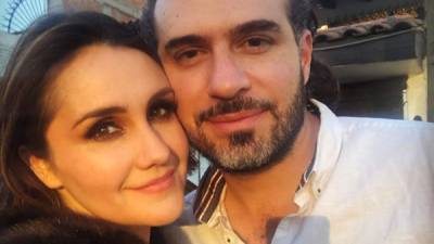 Dulce María y su prometido Paco Álvarez.