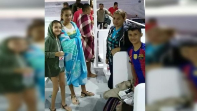 Las personas fueron trasladadas a Utila en la misma embarcación que los auxilió.