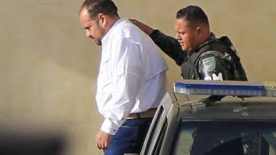 Tras culminar el juicio, el empresario fue trasladado de inmediato hacia Tegucigalpa, adonde está recluido.