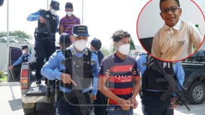 Juan José y Leonel Nuñez Murcia siendo trasladados por agentes de la DPI. Foto archivo