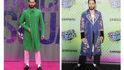 Jared Leto ha cambiado tantas veces de estilos que a veces cuesta reconocerlo, pero en su promoción de la película 'Escuadrón Suicida' se muestra como un embajador de la marca Gucci y apuesta por los colores pasteles y las flores.