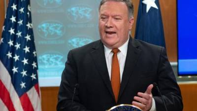 Mike Pompeo, Secretario de Estado de los Estados Unidos desde 2018.