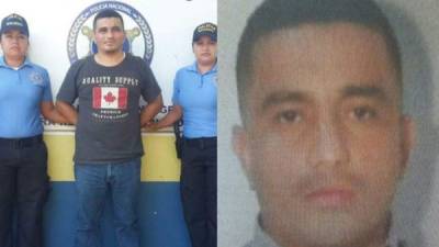 Alex Antonio Zelaya Ruiz de 34 años en una fotografía cuando fue capturado.
