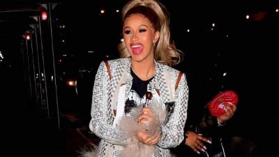 Cardi B tuvo a su primera hija el 07 de julio. Foto archivo.