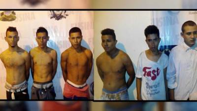 Los detenidos son supuestos pandilleros de la Mara 18.