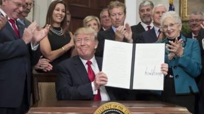 El presidente de Estados Unidos, Donald Trump. EFE