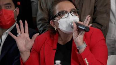 La presidenta hondureña Xiomara Castro se pronunció este día ante el paro nacional que organizaron los transportistas.