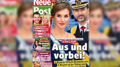 Los reyes de España en la revista “Neue Post”.