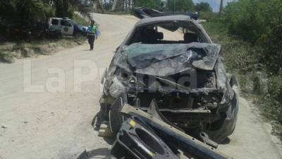 Los estudiantes se accidentaron a la altura del puente García.