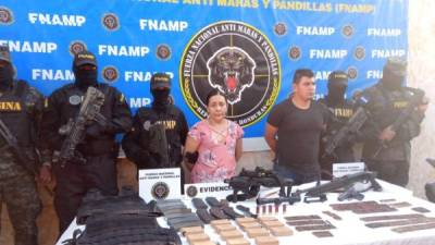 La FNAMP presentó a los detenidos en Comayagua.