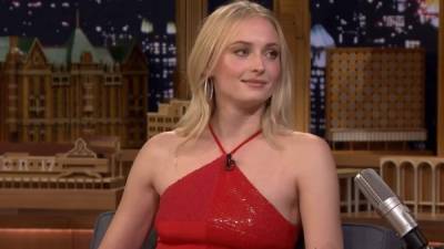 Sophie Turnes en 'The Tonight Show'.