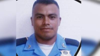 Fotografía en vida del miembro de la Policía, Cristian Policarpo Ferman Urquía.