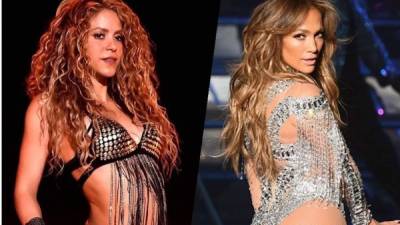 Shakira y Jennifer López animarán el medio tiempo del Super Bowl este domingo 02 de febrero.