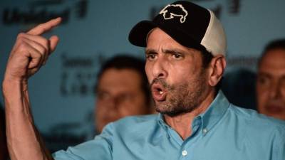 El excandidato presidencial venezolano Henrique Capriles. AFP/Archivo