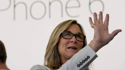 Angela Ahrendts es la vicepresidenta senior en Apple.