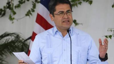 El presidente Juan Orlando Hernández resaltó el apoyo que EUA da al Plan Alianza para la Prosperidad.