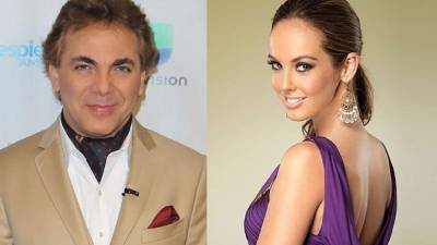 Collage de fotos de Cristian Castro (i) y su ex esposa Gabriella Bo.