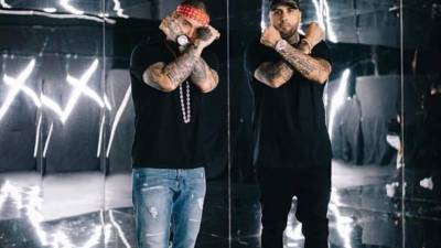 Con esta imagen, los intérpretes promocionaban su nuevo tema.