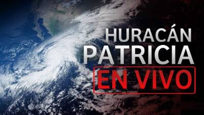 El paso del huracán Patricia por México.