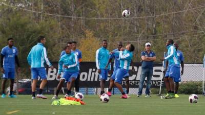 Los jugadores realizaron entrenamientos colectivos bajo la supervisión de Pinto.