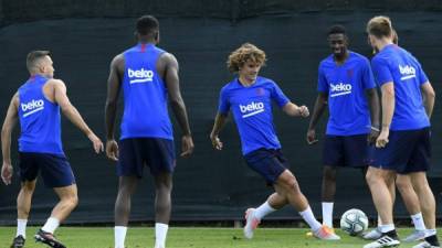 El equipo culé terminó los entrenamientos esta semana.